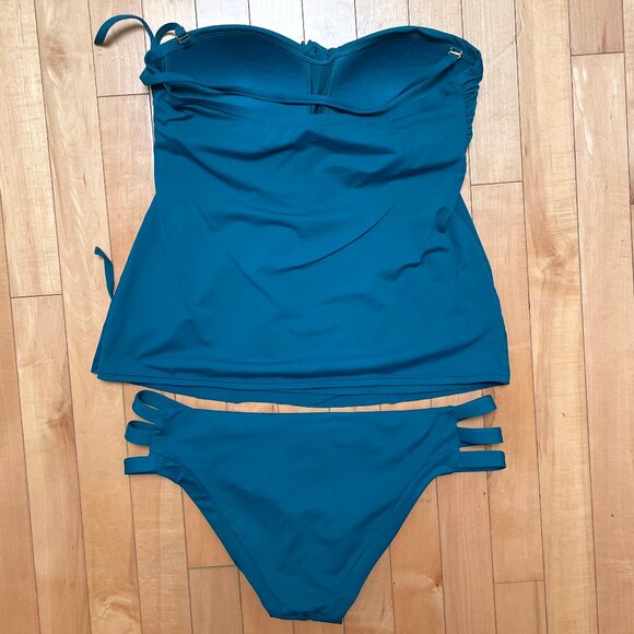 Glam Teal Tankini - Picture 4 of 12